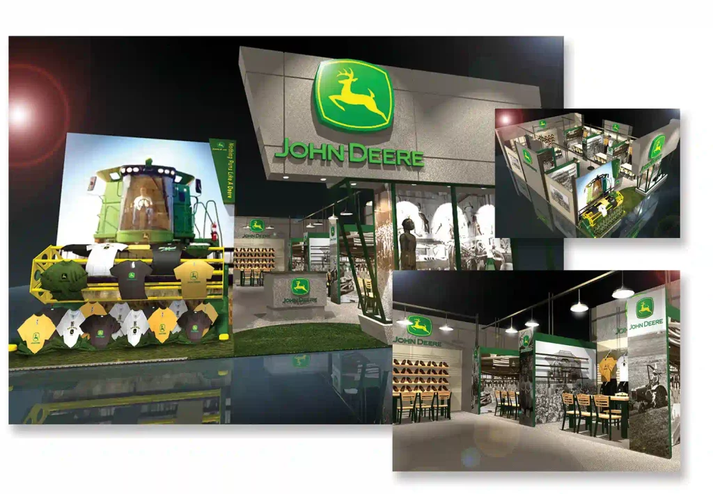 John Deere 40x40 Tradeshow Booth